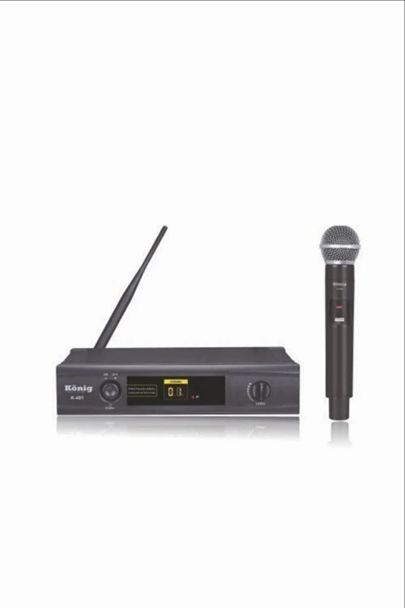 KÖNİG K-401E TEL EL TELSİZ MİKROFON SETİ