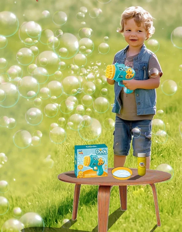 Yaz Eğlencesi Zirvede! Pilli Köpük Tabancası ile Eğlence Sınır Tanımasın! Yeşil - 2