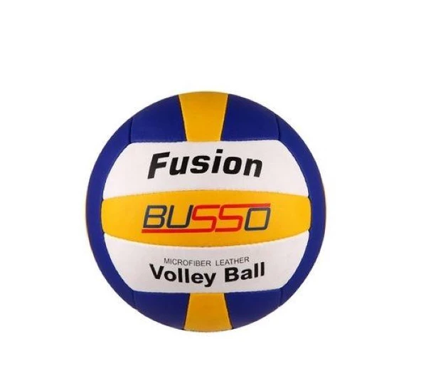 Busso Fusıon Voleybol Topu -Beyaz/Mavi/Sarı