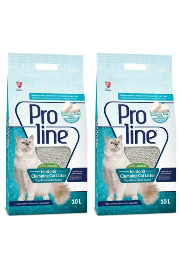 Proline Kedi Kumu Marsilya Kokulu 10 Lt 2 Adet