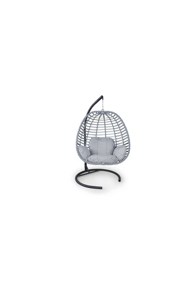 Tek Kişilik Rattan Örgü Salıncak - 3