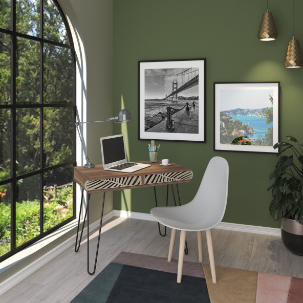 Homedora illia Dresuar Ceviz-Siyah - 6