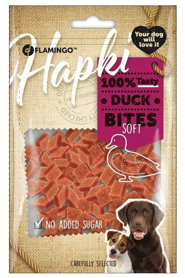 FLAMİNGO DUCK SNACK YUMUŞAK köpek ÖDÜL MAMASI 85 GR