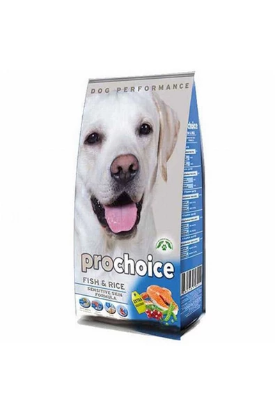 PROCHOiCE YETİŞKİN BALIKLI PİRİNÇ KÖPEK MAMASI 12 KG