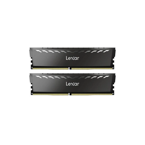 LEXAR THOR GAMING  32GB(2x16GB) DDR4 3200MHz CL16 Dark Grey Ram-LD4BU016G-R3200GDXG