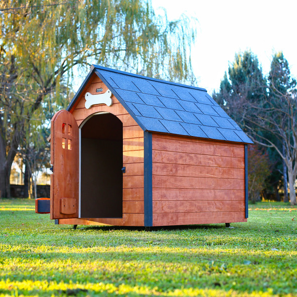 Mandu Isı Yalıtımlı Ahşap Köpek Kulübesi 2Xl - 2