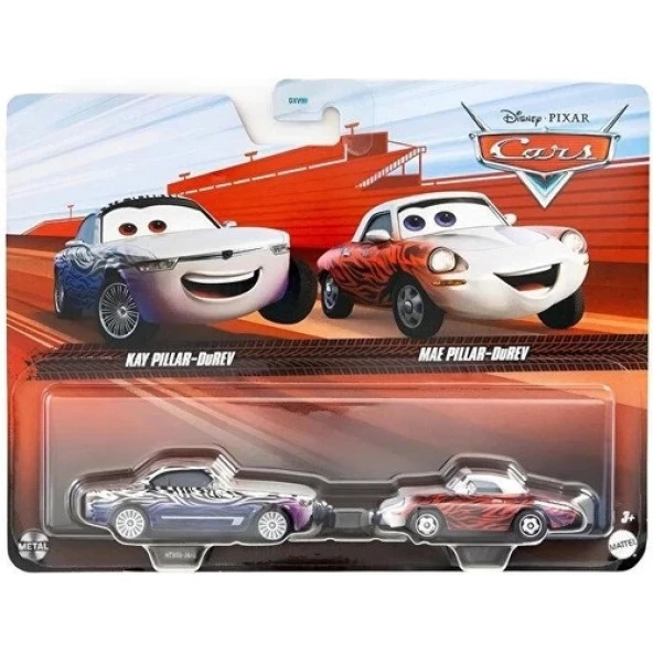 Disney Pixar Cars Kay Pillar ve Mae Pillar 2'li Araba DXV99-HTX05