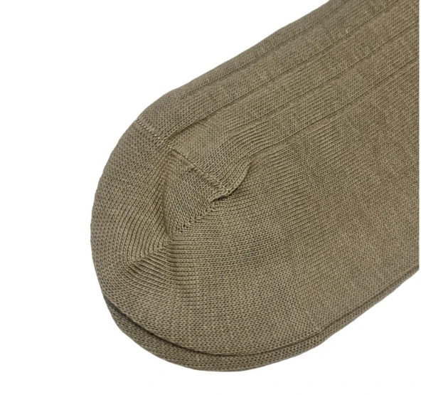 Askeri Çorap Haki Renk Dikişsiz Yazlık Çorap - İstihkak Çorap (2 Çift) - 3