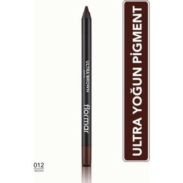 Flormar Kahverengi Göz Kalemi Ultra Eyeliner No: 012