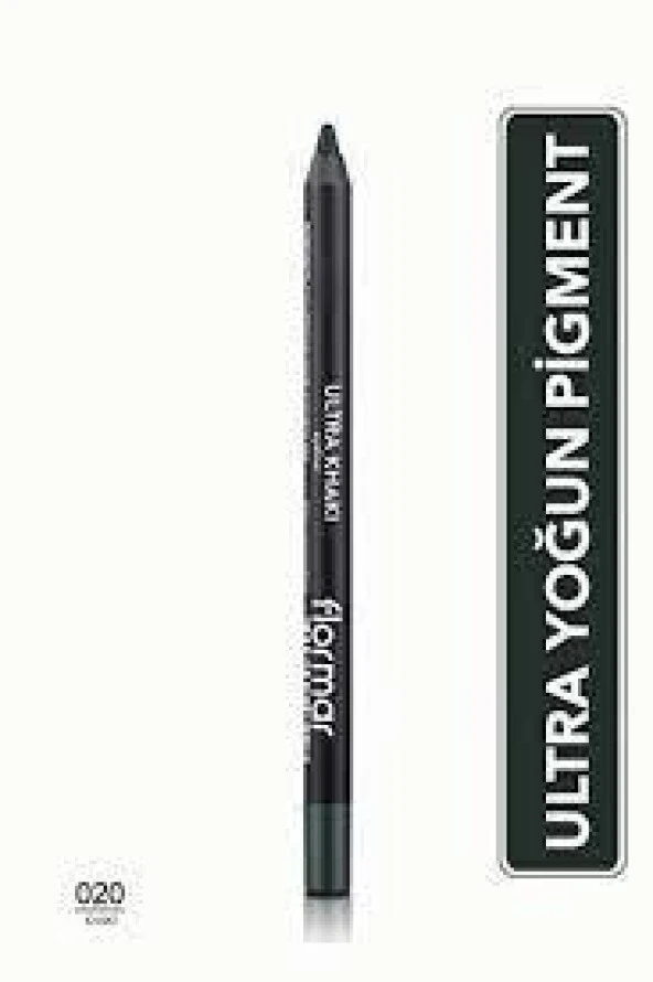 Flormar Haki Eyeliner - Ultra Eyeliner 020 Haki