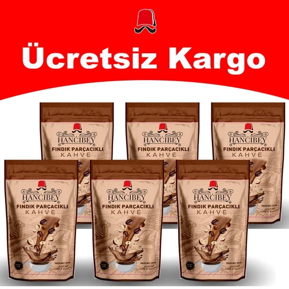 6' lı Fındık Parçacıklı Kahve 150g