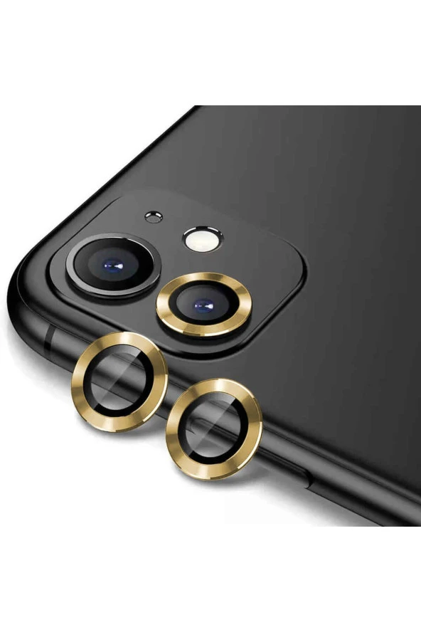 iPhone 11 Uyumlu YSF CL-12 Premium Safir Parmak İzi Bırakmayan Anti-Reflective Kamera Lens Kor