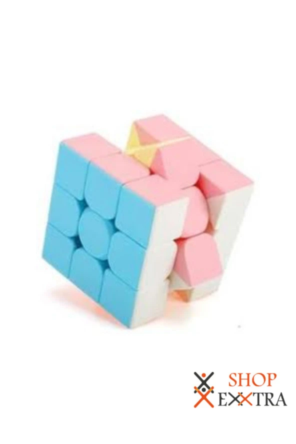 Speed Cupe Rubik Küp Zeka Küpü 3x3 Canlı Renkler ve Pastel Küp - 3