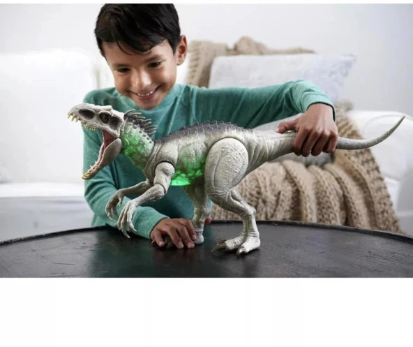 Jurassi̇c World Kamuflaj Di̇nozor Indominus Rex HNT63 Lisanslı Ürün - Resim 3