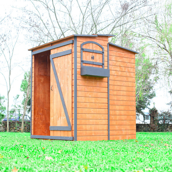 MANDU Ahşap Odunluklu Depolama Evi (kiler) - 3