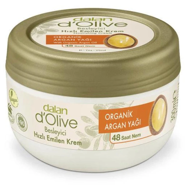 Dalan Argan Yağlı Besleyici Kavanoz Krem 300 ml