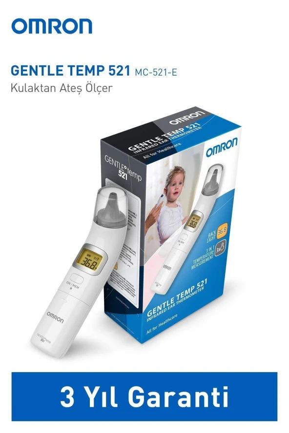 Omron Gentle Temp 521 Kulaktan Ateş Ölçer