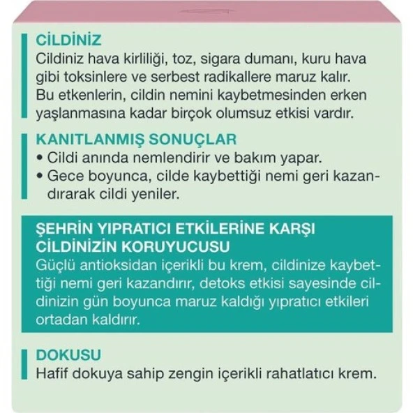 Diadermine Hydralist Smart Detox Yenileyici Gece Kremi 50 ml - 2