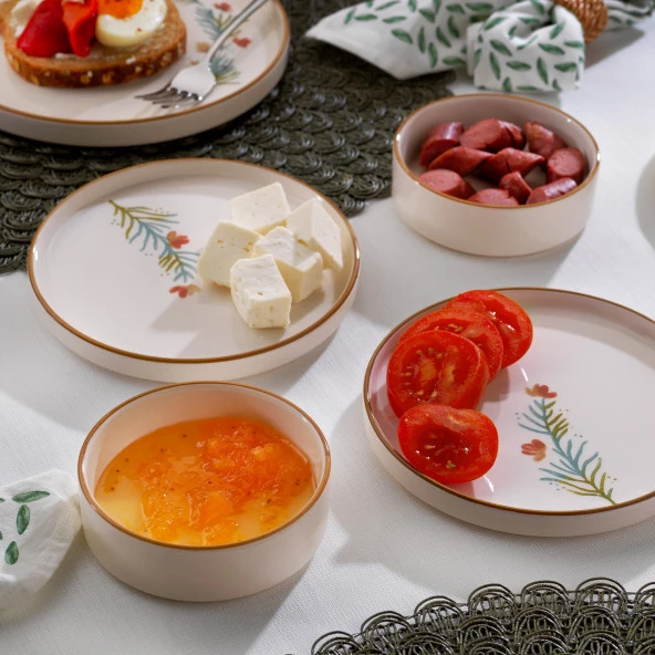 Schafer Sunny 4 Kişilik Kahvaltı Takımı 10 Parça-Kahve - 5