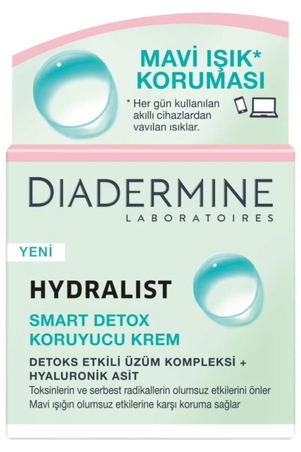 Diadermine Hydralist Smart Detox Koruyucu Krem 50ml