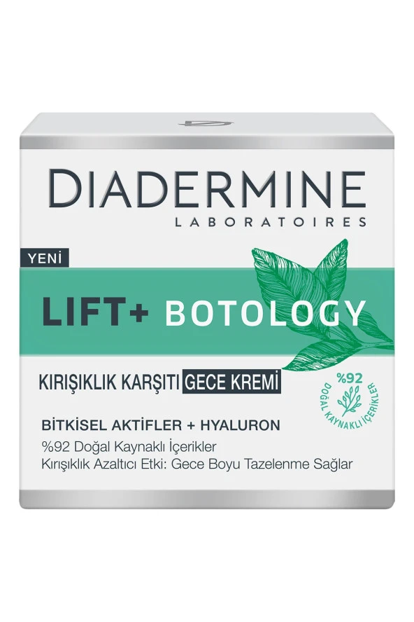 Diadermine Lift + Botology Kırışıklık Karşıtı Gece Kremi 50 ml
