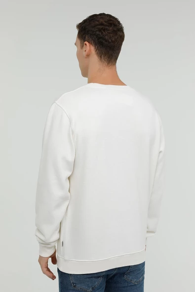 Superfly Michigan State Bisiklet Yaka Erkek Sweatshirt SPF101232313117 - Resim 3