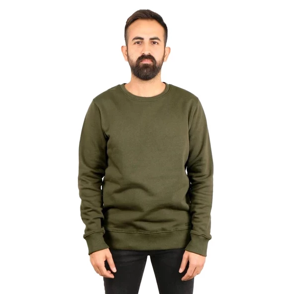 Superfly Bisiklet Yaka Erkek Basic Sweatshirt SPF101222216032