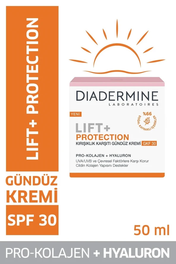 Diadermine Lift+ Sıkılaştırıcı Ve Güneş Koruyucu Krem Spf 30 50 Ml