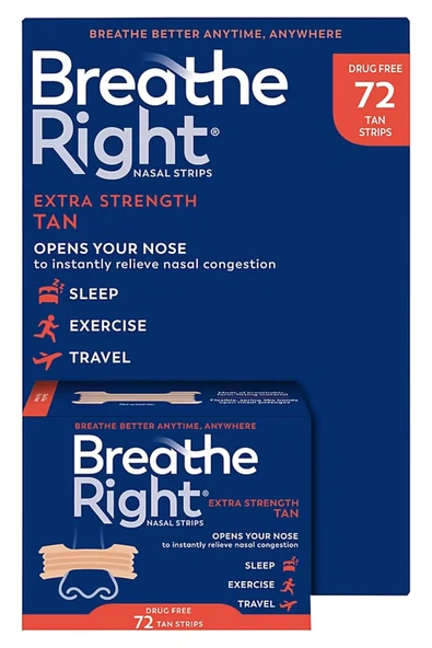Breathe Right Burun Bandı Ten Rengi 72 Adet