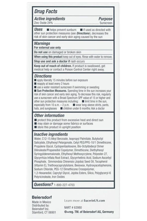 Eucerin Hassas Renkli SPF35 Mineral Yüz Losyonu 50ML - 4