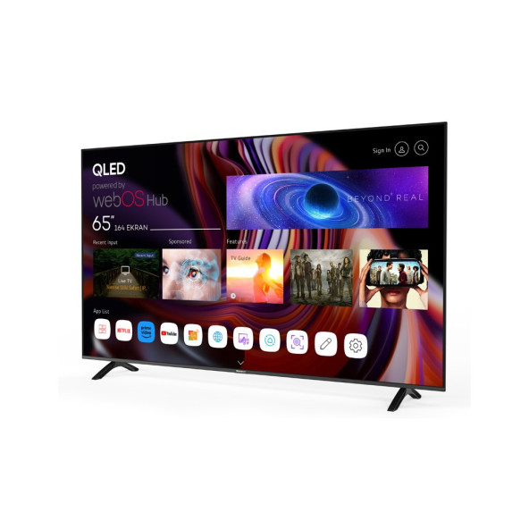 Sunny SN65QMN252 65'' 165 Ekran Frameless UHD 4K WebOS 2.0 QLED TV - 2