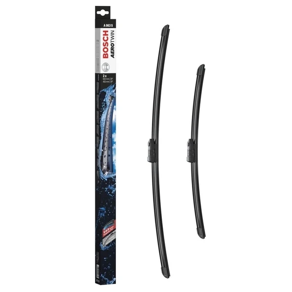 Bosch VW Golf 7 Silecek Takımı Aerotwin 2013-2019 A863S - Resim 2