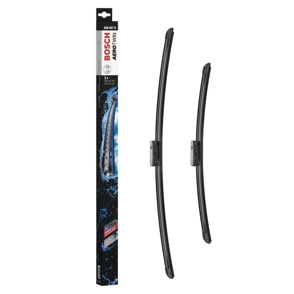 Bosch Volvo V40 Silecek Takımı Aerotwin 2013-2017 AM467S - Resim 2