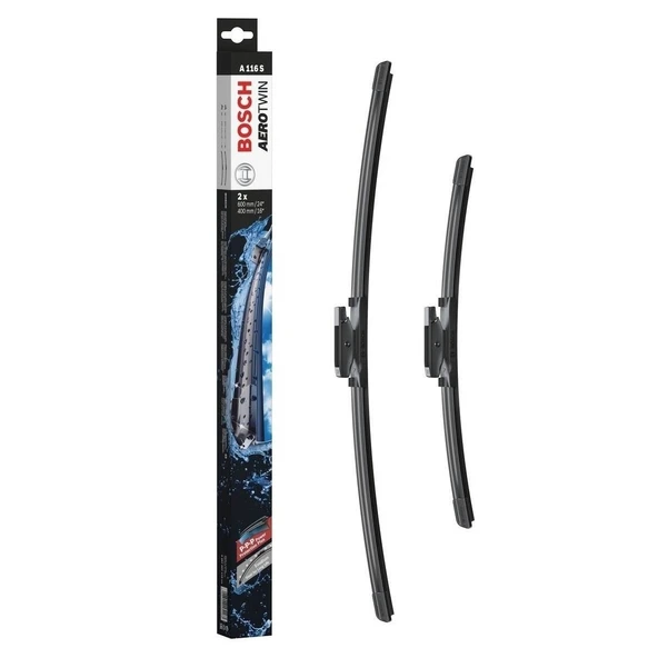 Bosch Citroen C3 Picasso Silecek Takımı Aerotwin 2010-2015 A116S - Resim 2