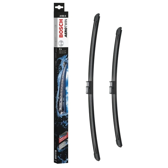 Bosch Astra H Silecek Takımı Aerotwin 2004-2013 A931S - Resim 2