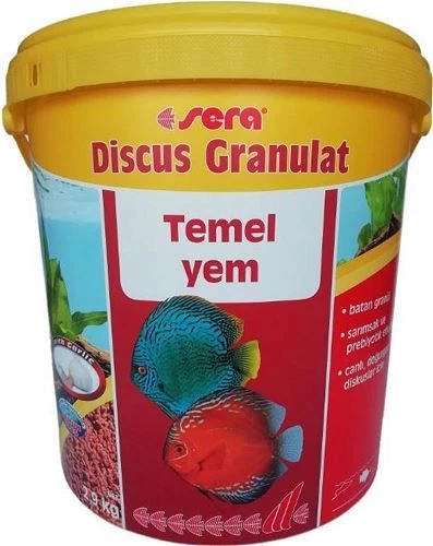 Sera Discus Granulat Sarımsaklı 250 gr Skt:11/2024