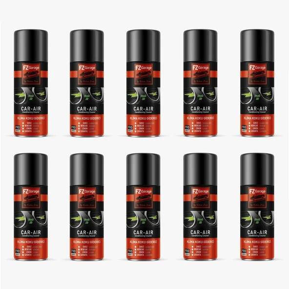 FZ Garage Temizleyici Klima Fresh Koku Bombası Bubble Gum 200ml 10 Adet ürün görseli 1