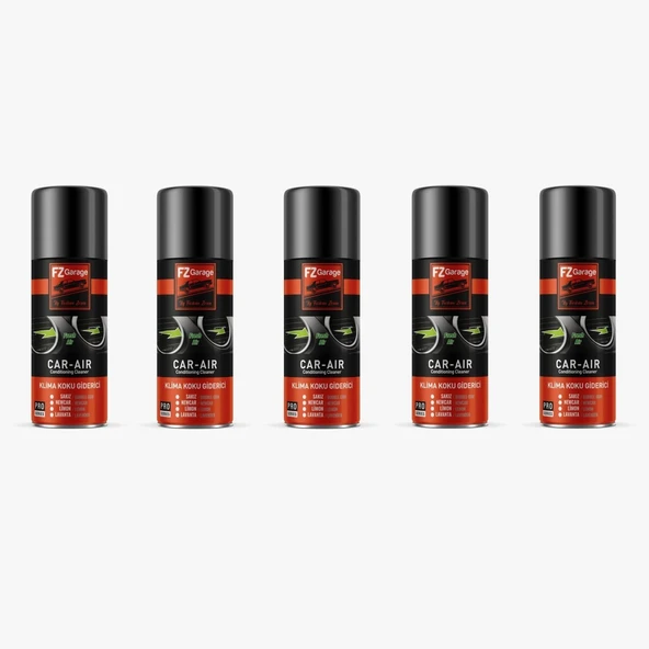 FZ Garage Temizleyici Klima Fresh Koku Bombası Limon 200ml 5 Adet ürün görseli 1