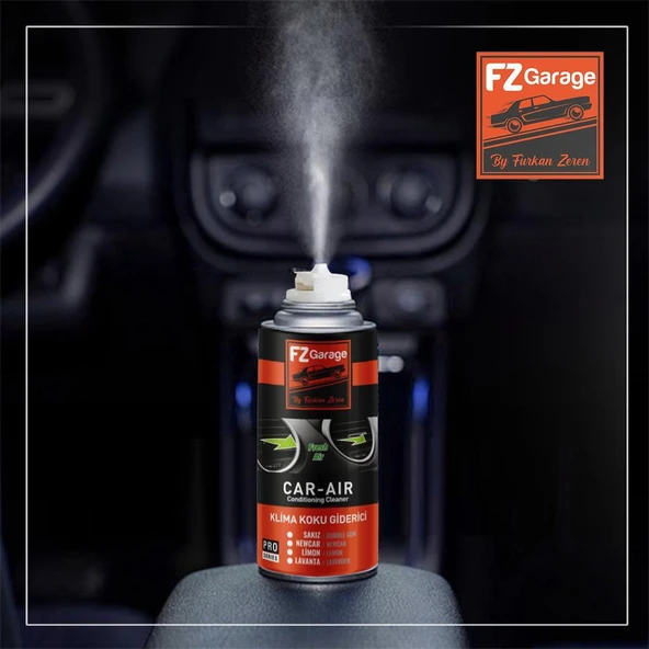 FZ Garage Temizleyici Klima Fresh Koku Bombası Limon 200ml 10 Adet - Resim 3