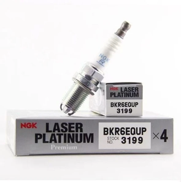 NGK 4'lü Platinyum Buji Takımı BKR6EQUP - 1