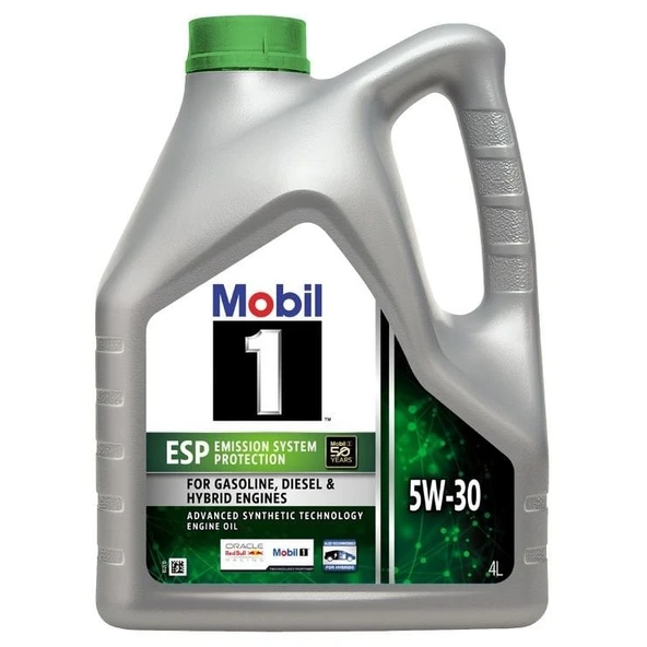 Mobil 1 ESP 5w30 504 507 LL-04 Motor Yağı C3 DPF Partiküllü 4lt Ü.T. 2023