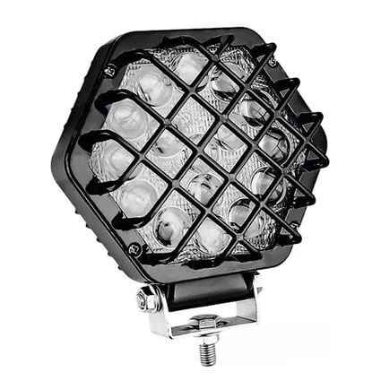 Beyaz Led Siyah Kafes Off Road Sis Farı Çalışma Lambası 16 Led 12-24V 45W - 1