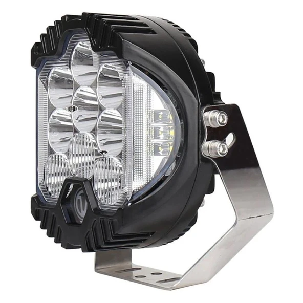 5'' Beyaz Sarı Led Pods Spot Off Road Sis Farı Çalışma Lambası 12-24V 50W - 3