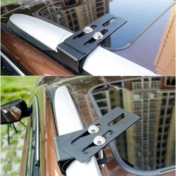 Off Road Tavan Çıtası Çalışma Lambası Sis Farı Tepe Lambası Led Bar Bağlantı Ayağı Braketi - 2