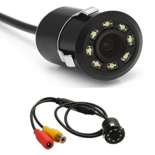 Oto Geri Görüş Kamerası Gece Görüşlü Ledli 18,5mm - 1
