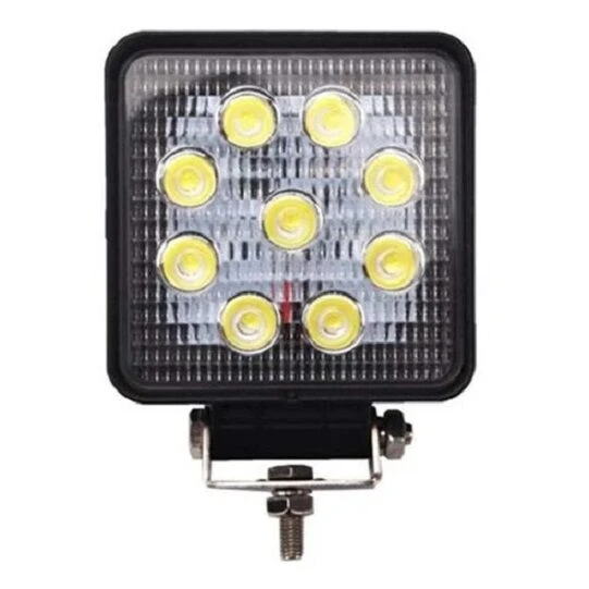 Wolfram 9 Led Kare Off Road Sis Farı Çalışma Lambası 10-30V 27W