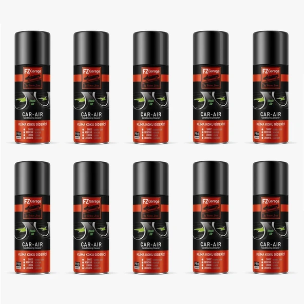 FZ Garage Temizleyici Klima Fresh Koku Bombası Elma 200ml 10 Adet