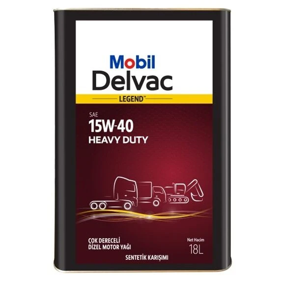 Mobil Delvac Legend Heavy Duty XHP 15w40 Motor Yağı 18lt - 1