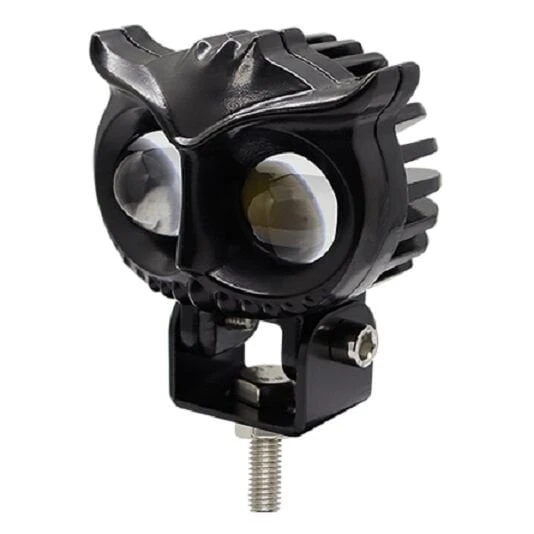 Beyaz Sarı Led Baykuş Off Road, Motosiklet Sis Farı Çalışma Lambası 12-24V 50W ürün görseli 1