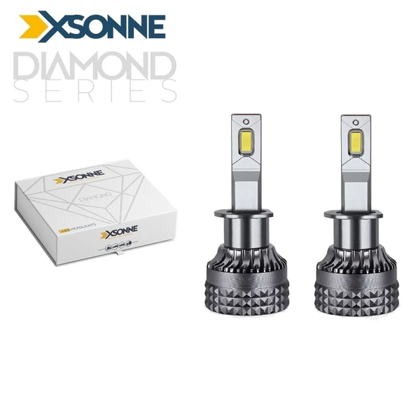 XSonne Diamond H1 Led Xenon Far Ampul 12V 60W 6000K 6000LM ürün görseli 1